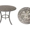 Outlet Cast Iron Large Round Table - Leaves Outdoor Furniture