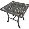 Discount Cast Iron Side Table - Leaves Outdoor Furniture