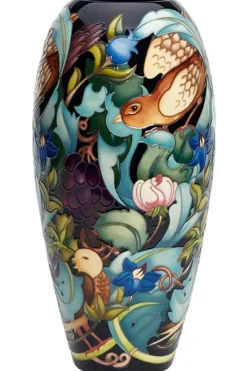 Best Moorcroft Acanthus and Vine Vase 101/12 - Ltd Ed 15 Moorcroft