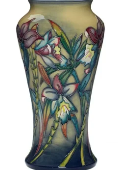 Fashion Moorcroft Arundina Vase 95/10 - Ltd Ed 50 Moorcroft