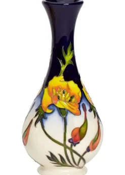Clearance Moorcroft California Poppy Vase 80/6 - Numbered Moorcroft