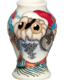 Hot Moorcroft Christmas 2024 Ozzy's Christmas Vase Christmas | Moorcroft