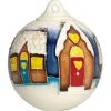 Sale Moorcroft Christmas Gingerbread Houses Bauble Ornament Christmas | Moorcroft
