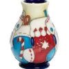 Hot Moorcroft Christmas Stockings Vase Christmas | Moorcroft