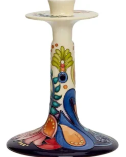 Clearance Moorcroft Festival of Light Pair of Candle Holders 850/9 - Ltd Ed 10 Moorcroft