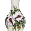Fashion Moorcroft Flower of the Hour Vase 372/9 -Numbered *M.C.C Members Piece Moorcroft
