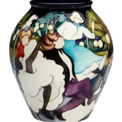 Online Moorcroft Garden Party Vase 4/8 - Ltd Ed 15 Moorcroft