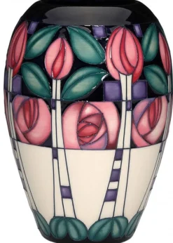 New Moorcroft Kingsborough Gardens Vase 102/7 - Numbered Moorcroft
