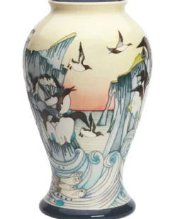 New Moorcroft Life on the Edge Vase 65/16 - Numbered Moorcroft