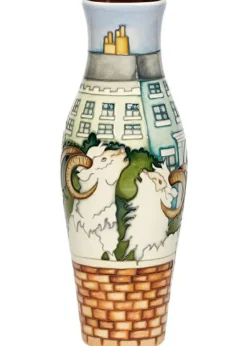 Hot Moorcroft Llandudno Goats Vase 120/9 - Ltd Ed 20 Moorcroft