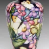 Clearance Moorcroft Orange Tip Vase 72/9 - Ltd Ed 40 Moorcroft