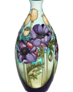 New Moorcroft Plum Poppy Vase 9/9 - Ltd Ed 5 Moorcroft
