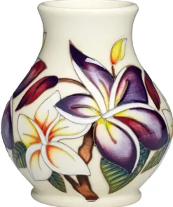 Clearance Moorcroft Plumeria Vase 869/4 Moorcroft