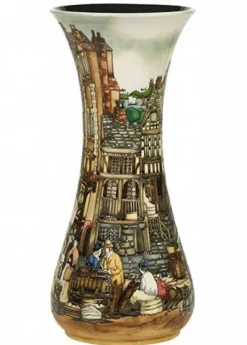 Outlet Moorcroft Prestige Times Gone By Vase 364/20 - Numbered Moorcroft