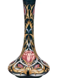 Outlet Moorcroft Rachel (Green) Vase - Ltd Ed 10 Moorcroft