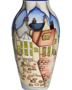 Hot Moorcroft Robin Hoods Bay Vase 200/8 - Ltd Ed 15 Moorcroft
