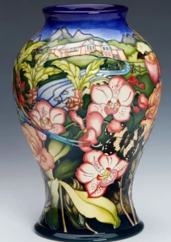 Discount Moorcroft Sagana Lodge Vase 46/12 - Ltd Ed 30 * LAST ONE Moorcroft