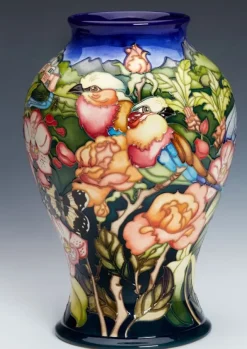 Discount Moorcroft Sagana Lodge Vase 46/12 - Ltd Ed 30 * LAST ONE Moorcroft