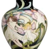 Discount Moorcroft Snowdrop Fairies Vase 265/7 - Ltd Ed 10 Moorcroft