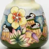 Hot Moorcroft Spotted Rock-Rose Vase 198/5 - Ltd Ed 40 Moorcroft