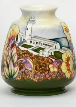Hot Moorcroft Spotted Rock-Rose Vase 198/5 - Ltd Ed 40 Moorcroft