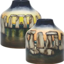 New Moorcroft Stonehenge Vase - Numbered Moorcroft