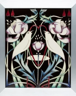Hot Moorcroft Talwin Hidden Heart Plaque PLQ10 - Numbered Moorcroft