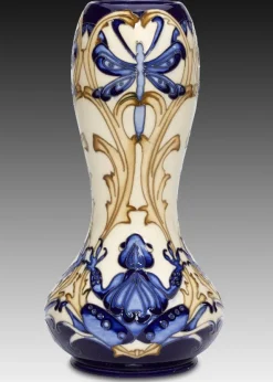 Hot Moorcroft The Frog & the Dragonfly Vase 92/9 - Ltd Ed 40 Moorcroft