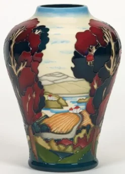 New Moorcroft Tuscan Trees Vase 576/9 - Ltd Ed 30 Moorcroft