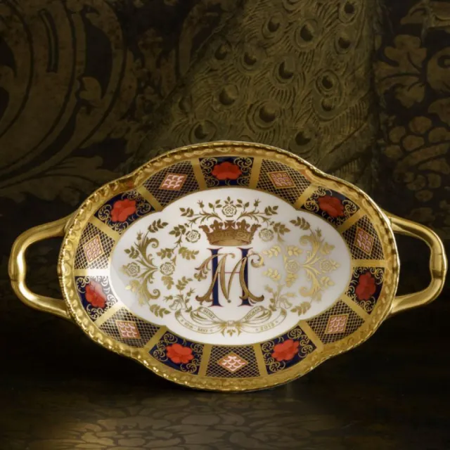 Sale Royal Crown Derby Royal Wedding Prince Harry & Meghan SGB Melbourne Tray - Ltd Ed 27 of 500 Royal Crown Derby