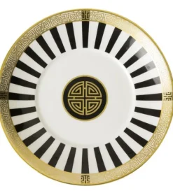 Hot Royal Crown Derby Satori Black Charnwood Trio Pottery-Porcelain-China | Royal Crown Derby