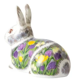 Hot Royal Crown Derby Springtime Bunny Paperweight Royal Crown Derby