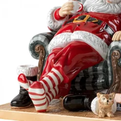 Hot Royal Doulton Restful Moment 2021 Annual Father Christmas Figurine of the Year - HN5942 - LAST ONE Christmas | Pottery-Porcelain-China