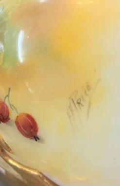 Clearance Royal Worcester Fruit Study Pedestal Pot-Pourri - Signed H. H. Price Pottery-Porcelain-China