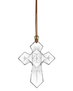 Fashion Waterford 2024 Annual Christmas Crystal Cross Ornament Christmas