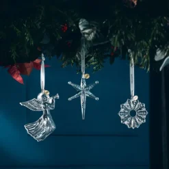 Fashion Waterford Crystal 2022 Annual Christmas Snowcrystal Ornament Christmas