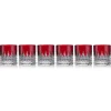 Fashion Waterford Crystal 2024 New Year Celebration Small Tumblers Red-Set of 6 Christmas