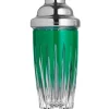 New Waterford Crystal 2025 New Year Cocktail Shaker Firework Green - Ltd Ed Christmas