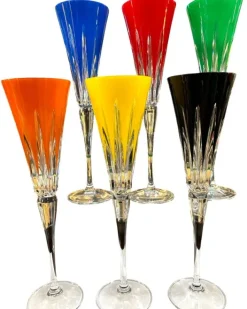 Online Waterford Crystal 2025 New Year Fireworks Flutes Assorted - Set of 6 Christmas