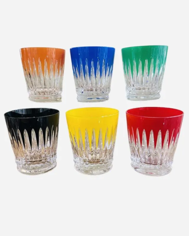 Sale Waterford Crystal 2025 New Year Fireworks Tumblers Assorted Colours - Set of 6 Ltd Ed Christmas