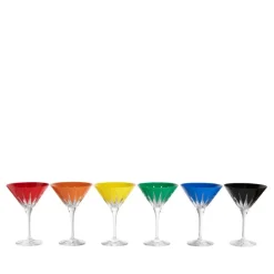 Outlet Waterford Crystal 2025 New Year Fireworks Martini Assorted - Set of 6 Christmas