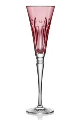 Fashion Waterford Crystal Christmas 2022 Winter Wonders Rose Color Flute Glass - DISCONTINUED Christmas