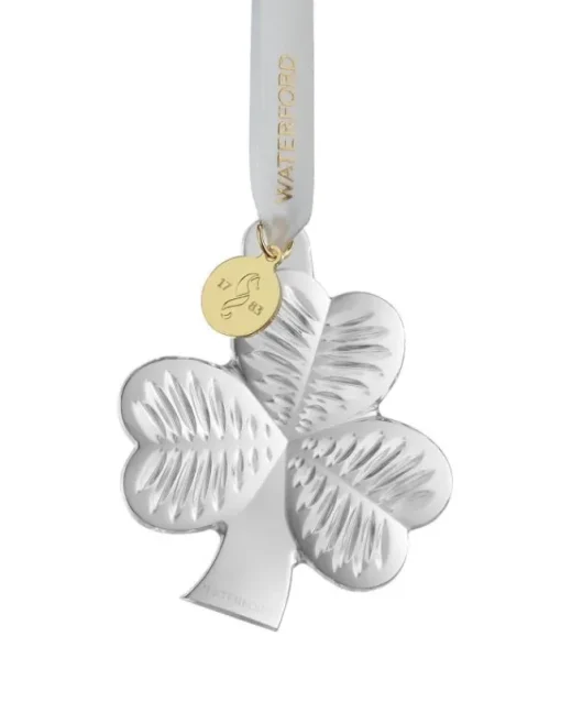 Fashion Waterford Crystal Christmas Mini Shamrock Ornament Christmas
