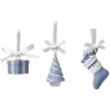 Discount Wedgwood 2022 Christmas Mini Festive Charms Set of 3 Ornaments Christmas