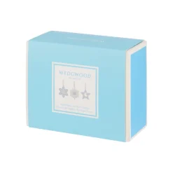 Fashion Wedgwood 2022 Christmas Mini Charms Snowflakes and Stars Set of 3 Ornaments Christmas